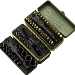 KESI Tool Torx Bit Set 77-Piece, Fully Armed Bits Ratchet Set with 13-Piece 1/4" Dr. Low Profile Sockets, 1/4" Dr 29-piece, and 35-piece Multi Function Bit Set - Image 2