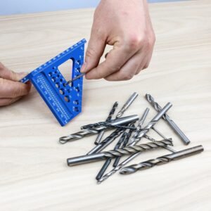 Aluminum Carpenter Square with 3D Multi-Angle Layout Measuring Ruler - Upgraded Pin Pivot Design for Secure Storage, Woodworking Squares Compact Woodworking Tool(Metric) 17 Aluminum Carpenter Square with 3D Multi-Angle Layout Measuring Ruler - Upgraded Pin Pivot Design for Secure Storage, Woodworking Squares Compact Woodworking Tool(Metric) - Image 7