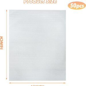 100 Pack 12'' x 16'' Cushion Foam Pouches, Moving Supplies for Dishes, Packing Materials for Dishes & Cups, Glass Packing Paper and Plate Protectors for Moving(300x400x0.5MM) 11 100 Pack 12'' x 16'' Cushion Foam Pouches, Moving Supplies for Dishes, Packing Materials for Dishes & Cups, Glass Packing Paper and Plate Protectors for Moving(300x400x0.5MM) - Image 3