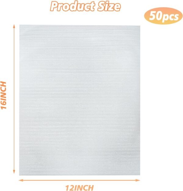 100 Pack 12'' x 16'' Cushion Foam Pouches, Moving Supplies for Dishes, Packing Materials for Dishes & Cups, Glass Packing Paper and Plate Protectors for Moving(300x400x0.5MM) 3 7128pjkkUvL. AC SL1500