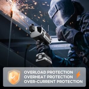 Portable Handheld Welding Machine - 110V IGBT Inverter Handheld Welder, 20-120A Portable ARC Welder, Hot Start & Anti-Stick for 3/32"-1/8" Welding Rods, Father's Day Gift for Men(Grey) - Image 6