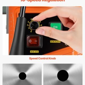 VEVOR Mag Drill Press, 1550W 2" Boring Diameter, 2922lbf Power Magnetic Drill, 500 PRM, 10-Speed, Electric Drilling Machine for Metal Surface, Industrial and Home Improvement 17 VEVOR Mag Drill Press, 1550W 2" Boring Diameter, 2922lbf Power Magnetic Drill, 500 PRM, 10-Speed, Electric Drilling Machine for Metal Surface, Industrial and Home Improvement - Image 5