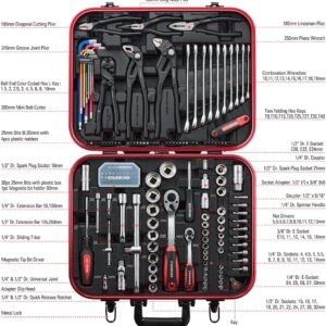 STARWORK TRUE MECHANIC™ 169-Piece Mechanics Tool Set, Professional, Metric - Image 6