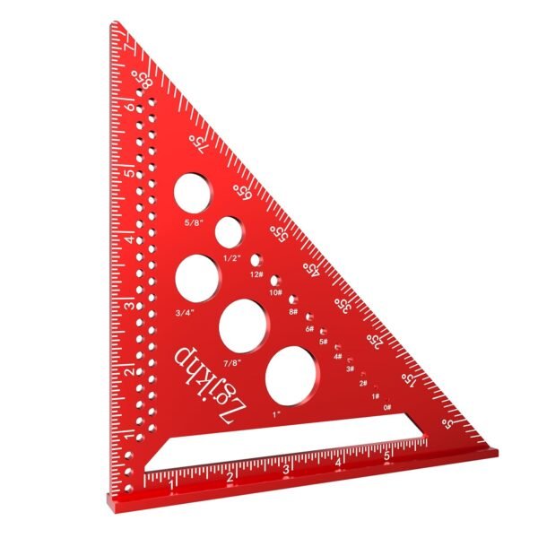 Metal Square 7 Inch-Accurate Carpenter Square Tool,Versatile Aluminum Rafte Square for Carpentry and DIY Projects,red 2 717zHhPv EL. SL1500