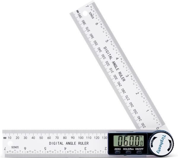 Digital Angle Finder Protractor, 3rd Generation Quick Display Angle Gauge Ruler, 7-Inch (200mm) Professional Measuring Tool for Woodworking, Carpentry, and Construction 2 7196fSJUJWL. AC SL1500