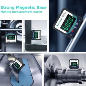 Digital Level Angle Gauge Meter Magnetic Electronic Level Angle Finder Tool Protractor Inclinometer Woodworking Tools with Magnet for Construction, Woodworking and Machinery. 13 Digital Level Angle Gauge Meter Magnetic Electronic Level Angle Finder Tool Protractor Inclinometer Woodworking Tools with Magnet for Construction, Woodworking and Machinery. - Image 6