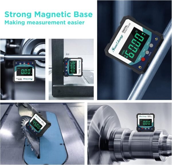 Digital Level Angle Gauge Meter Magnetic Electronic Level Angle Finder Tool Protractor Inclinometer Woodworking Tools with Magnet for Construction, Woodworking and Machinery. 6 71BzqqFRP6L. AC SL1500