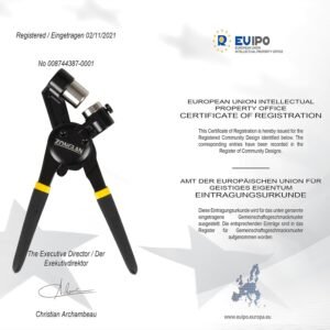 Heavy Duty Grommet Tool Kit with 1/2 Inch Die and 300 Sets of 12MM Grommets,Handheld Manual Eyelet Tool Rivet Press Punch Pliers for Leather Canvas Fabric 9 Heavy Duty Grommet Tool Kit with 1/2 Inch Die and 300 Sets of 12MM Grommets,Handheld Manual Eyelet Tool Rivet Press Punch Pliers for Leather Canvas Fabric - Image 3