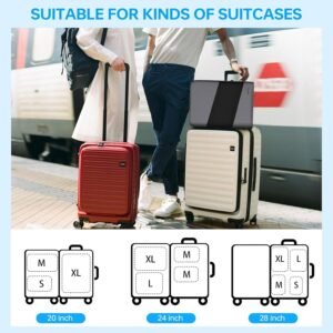 KISSSEA 6-Piece Compression Travel Storage Bags Set, Space-Saving Organizer with Breathable Mesh, Versatile Packing Pouches - Image 4