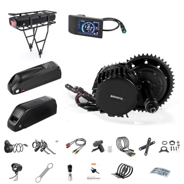 Bafang 1000W Mid Drive Kit with Battery(Optional) :Bafang HD BBS03 Ebike Conversion Kit with Display,48V/52V 8Fun Electric Bike Conversion Kit for Moutain Road Bike(500C,Without Battery) 2 71D0tOYBRVL. SL1500