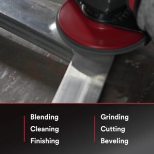 3M Electric Angle Grinder, 11129, VS, 4.5-5 in Paddle Switch, 13-Amp, 120V, for Cutting, Grinding, Polishing and Rust Removal,1 EA - Image 4