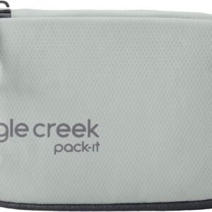 eagle creek Pack-It E-Tools Organizer Mini - Padded Easy-Access Travel Tech Organizer for Small Accessories - Internal Stretch Pockets - Internal Elastic Loops - Recycled Fabric - Storm Grey 7 eagle creek Pack-It E-Tools Organizer Mini - Padded Easy-Access Travel Tech Organizer for Small Accessories - Internal Stretch Pockets - Internal Elastic Loops - Recycled Fabric - Storm Grey - Image 3