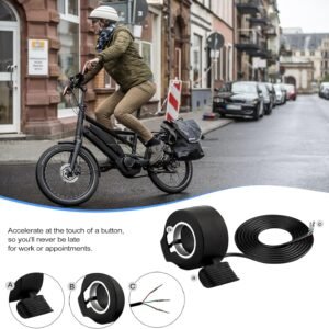 Thumb Throttle Ebike: Electric Scooter Throttle, Ebike Throttle, 7/8inch (22mm) Thumb Throttle Speed Control, 12V-72V Universal Controller for E-Bike Electric Scooters - Image 6