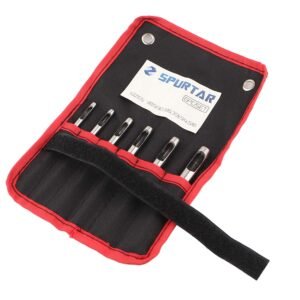 Spurtar 6PCS Leather Hole Punch 1/8'' - 5/16'' Heavy Duty Round Hollow Belt Hole Puncher High Carbon Steel Leather Punch Tool for Belts Watch Cloth Gaskets with Storage Bag - Image 8