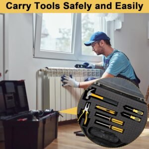 8 PCS Pick and Pluck Foam Inserts, 4PCS 16" x 12" x 0.8" & 4PCS 16" x 12" x 0.4" for Pelican Cases, Board Game Boxes, Storage Drawers - Image 8