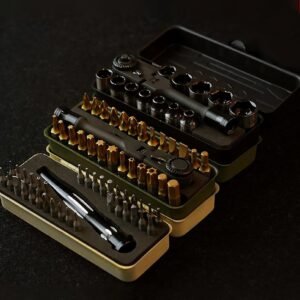 KESI Tool Torx Bit Set 77-Piece, Fully Armed Bits Ratchet Set with 13-Piece 1/4" Dr. Low Profile Sockets, 1/4" Dr 29-piece, and 35-piece Multi Function Bit Set - Image 9