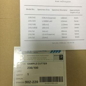 GLTL GSM Weight Cutter for Textile Fabric Paper Round Cloth Sample 14 GLTL GSM Weight Cutter for Textile Fabric Paper Round Cloth Sample - Image 7