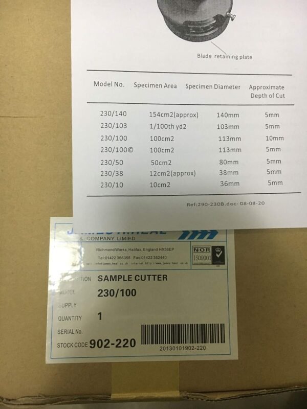 GLTL GSM Weight Cutter for Textile Fabric Paper Round Cloth Sample 7 71MJsOphpfL. AC SL1500