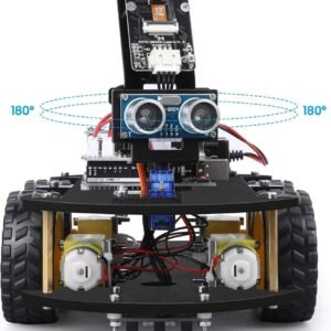 ELEGOO UNO R3 Smart Robot Car Kit V4 for Arduino Robotics for Kids Ages 8-12 12-16 STEM Science Kits Coding Gifts for 8 9 10 11 12 13 14 15 16 Year Old Boys Girls Teens Cool Engineering Building Toys - Image 8