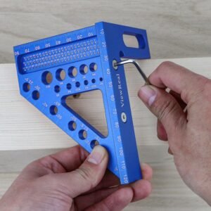 Aluminum Carpenter Square with 3D Multi-Angle Layout Measuring Ruler - Upgraded Pin Pivot Design for Secure Storage, Woodworking Squares Compact Woodworking Tool(Metric) 20 Aluminum Carpenter Square with 3D Multi-Angle Layout Measuring Ruler - Upgraded Pin Pivot Design for Secure Storage, Woodworking Squares Compact Woodworking Tool(Metric) - Image 10