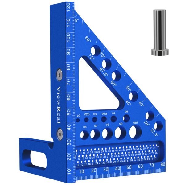 Aluminum Carpenter Square with 3D Multi-Angle Layout Measuring Ruler - Upgraded Pin Pivot Design for Secure Storage, Woodworking Squares Compact Woodworking Tool(Metric) 2 71PyqeIA4iL. SL1500