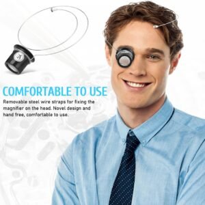 Jewelers Portable Monocular Magnifier Magnifying Glass Eye Loop Magnifier Lens Watch Jewelry Experimental Repair Tool for Textile Optical Circuit Coins 17 Jewelers Portable Monocular Magnifier Magnifying Glass Eye Loop Magnifier Lens Watch Jewelry Experimental Repair Tool for Textile Optical Circuit Coins - Image 7