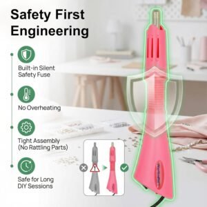 Worthofbest Hotfix Rhinestone Setter, Hot Fix Applicator Tool Bedazzler Kit with rhinestones, Kit, Hot Fixed Wand for Clothes Clothing Fabric Crafts, 5000 Pcs, AB Crystal, Clear, 3 Gems Sizes, Tips 11 Worthofbest Hotfix Rhinestone Setter, Hot Fix Applicator Tool Bedazzler Kit with rhinestones, Kit, Hot Fixed Wand for Clothes Clothing Fabric Crafts, 5000 Pcs, AB Crystal, Clear, 3 Gems Sizes, Tips - Image 4