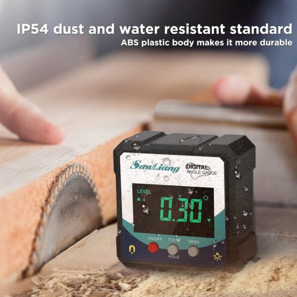 Digital Level Angle Gauge Meter Magnetic Electronic Level Angle Finder Tool Protractor Inclinometer Woodworking Tools with Magnet for Construction, Woodworking and Machinery. 3 71W4ymjqbtL. AC SL1500