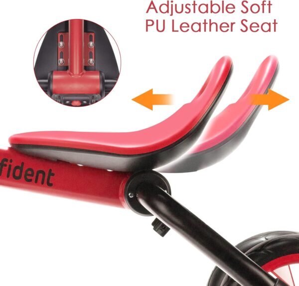 YGJT 4 in 1 Tricycle for Toddlers Age 2-5, Folding Toddler Bike Kids Trike Tricycles with Adjustable Seat and Removable Pedal, Baby Balance Bike Ride-on Toys Gift for Baby Boys Girls Birthday 5 71XiE0kuK+L. AC SL1500