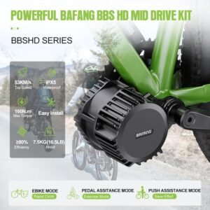 Bafang 1000W Mid Drive Kit,Bafang HD BBS03 Ebike Conversion Kit with 46T Chainring,48V/52V 8Fun Electric Bike Conversion Kit for Moutain Road Bike(C18,Without Battery) 18 Bafang 1000W Mid Drive Kit,Bafang HD BBS03 Ebike Conversion Kit with 46T Chainring,48V/52V 8Fun Electric Bike Conversion Kit for Moutain Road Bike(C18,Without Battery) - Image 9