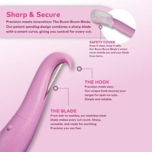 | A new curved blade to hook and cut hair, textiles and more | razor | multipurpose cutting tool | patent pending 11 | A new curved blade to hook and cut hair, textiles and more | razor | multipurpose cutting tool | patent pending - Image 4