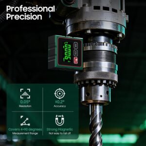 Digital Angle Finder 4 Side Strong Magnetic Digital Angle Gauge for Table Saw&Woodworking,LCD Display Level Box Measuring Tool,Electronic Laser Backlight Inclinometer for Construction,Machinery - Image 5