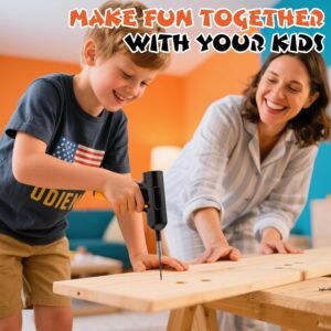 Kids Cordless Electric Drill Tool Set (Model kT001) – 32pcs Construction Building Kit with Interchangeable Bits, Flexible Shaft, Charger & Portable Case, Educational DIY Toys for Boys & Girls - Image 6