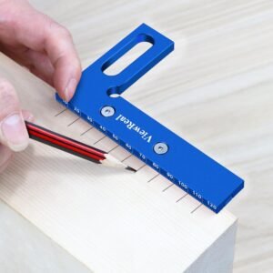Aluminum Carpenter Square with 3D Multi-Angle Layout Measuring Ruler - Upgraded Pin Pivot Design for Secure Storage, Woodworking Squares Compact Woodworking Tool(Metric) 19 Aluminum Carpenter Square with 3D Multi-Angle Layout Measuring Ruler - Upgraded Pin Pivot Design for Secure Storage, Woodworking Squares Compact Woodworking Tool(Metric) - Image 9