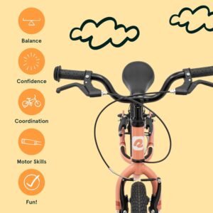 Retrospec Cub Plus XL Kids Balance Bike - 14in Outdoor Toddler Bike with Adjustable Height 15-21in - Lightweight Aluminum Frame & Hand Brakes for Ages 4-6 - Training with Air Tires 12 Retrospec Cub Plus XL Kids Balance Bike - 14in Outdoor Toddler Bike with Adjustable Height 15-21in - Lightweight Aluminum Frame & Hand Brakes for Ages 4-6 - Training with Air Tires - Image 4