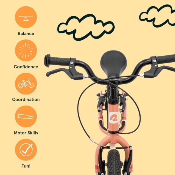 Retrospec Cub Plus XL Kids Balance Bike - 14in Outdoor Toddler Bike with Adjustable Height 15-21in - Lightweight Aluminum Frame & Hand Brakes for Ages 4-6 - Training with Air Tires 4 71fbGOKNJBL. AC SL1500