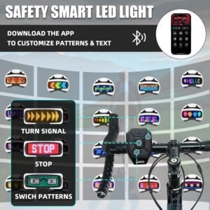 Smart Bike Helmet with Light: Bicycle Helmets for Adult Teens for Mountain & Road Cycling Electric Scooter Skateboard Skating - Image 5