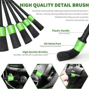 18Pcs Car Detailing Kit, Interior Car Cleaning Kit, Leather & Textile Car Interior Brush, Car Detailing Brush Set with Windshield Cleaning Tool Complete Car Interior Care Kit 12 18Pcs Car Detailing Kit, Interior Car Cleaning Kit, Leather & Textile Car Interior Brush, Car Detailing Brush Set with Windshield Cleaning Tool Complete Car Interior Care Kit - Image 4