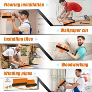 TOOLIFE Contour Gauge Profile Tool,Christmas Gifts for Stocking Stuffers Men Dad Boyfriend Husband，Super Gauge and Outline Shape, Anniversary Birthday ideas, Measures Tools for Woodworking Tiles - Image 8