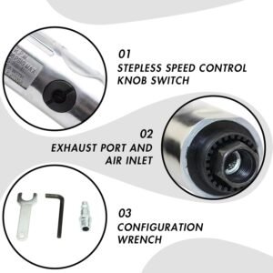 3-Inch Air Cut-off Tool,Speed Air Cutter,180-Degree guard, Tool Pneumatic - Image 4