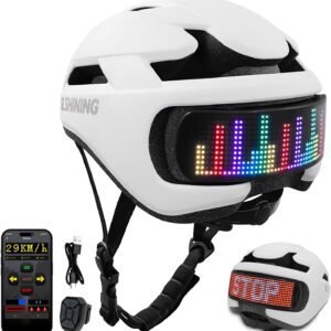 Smart Bike Helmet with Light: Bicycle Helmets for Adult Teens for Mountain & Road Cycling Electric Scooter Skateboard Skating - Image 2