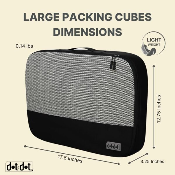 Large Packing Cubes for Travel - 5pc Large Size Travel Packing Cubes for Suitcases - Lightweight Luggage Organizer Bags 4 71qa0yBoQBL. AC SL1080