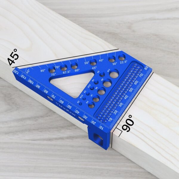 Aluminum Carpenter Square with 3D Multi-Angle Layout Measuring Ruler - Upgraded Pin Pivot Design for Secure Storage, Woodworking Squares Compact Woodworking Tool(Metric) 6 71qfm8iQLcL. SL1500