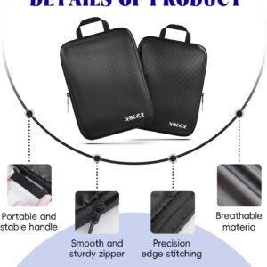 6 Set Compression Packing Cubes for Travel, Suitcases and Carry On, Luggage Organizer Bags for Travel Accessories 11 6 Set Compression Packing Cubes for Travel, Suitcases and Carry On, Luggage Organizer Bags for Travel Accessories - Image 3