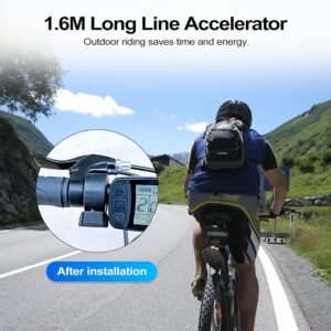 Thumb Throttle Ebike: Electric Scooter Throttle, Ebike Throttle, 7/8inch (22mm) Thumb Throttle Speed Control, 12V-72V Universal Controller for E-Bike Electric Scooters - Image 5