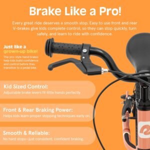 Retrospec Cub Plus XL Kids Balance Bike - 14in Outdoor Toddler Bike with Adjustable Height 15-21in - Lightweight Aluminum Frame & Hand Brakes for Ages 4-6 - Training with Air Tires 13 Retrospec Cub Plus XL Kids Balance Bike - 14in Outdoor Toddler Bike with Adjustable Height 15-21in - Lightweight Aluminum Frame & Hand Brakes for Ages 4-6 - Training with Air Tires - Image 5