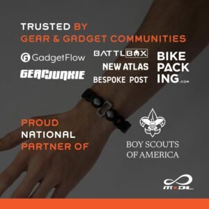 MODL Infinity Tool™ 2.0 Modular Straps (4-Pack) - Flexible Multi-Tool, Gear Strap, Wearable Gadget for Outdoor Adventure, Survival, Camping, Travel, EDC - Image 9