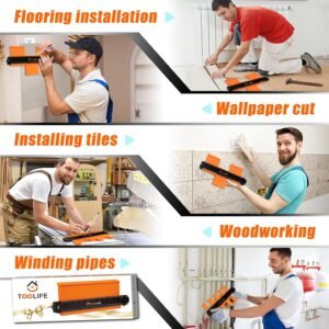 TOOLIFE Contour Gauge,Christmas Gifts for Men Dad Husband,Woodworking Tools for Flooring Carpentry, Stocking Stuffers for Him, Anniversary Birthday ideas, Shape Duplicator Cool Gadgets(10Inch) - Image 5