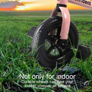 YGJT 3 in 1 Tricycle for Toddlers Age 2-5 Years Old, Folding Kids Balance Bike with Adjustable Seat and Removable Pedal, Toddler Bike Ride-on Toys for Infant, Gifts for Baby Girls Birthday(Pink) 16 YGJT 3 in 1 Tricycle for Toddlers Age 2-5 Years Old, Folding Kids Balance Bike with Adjustable Seat and Removable Pedal, Toddler Bike Ride-on Toys for Infant, Gifts for Baby Girls Birthday(Pink) - Image 7