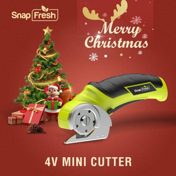 SnapFresh Cordless Electric Scissors, 4V Electric Mini Box Cutter, Carpet & Cardboard Cutter Tool with a Replacement Blade/Charger, Rotary Cutter for Cardboard Packages Leather Plastic (Green) 10 810V5AcYtVL. AC SL1500